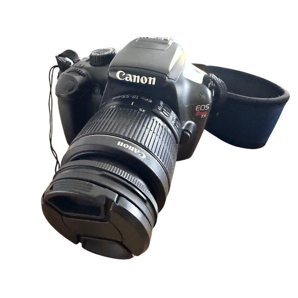Canon EOS Rebel T3 Digital SLR Camera with EF-S 18-55mm IS II Lens Black